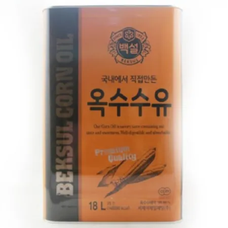 백설 옥수수유(18L 16.524Kg/EA) 이미지