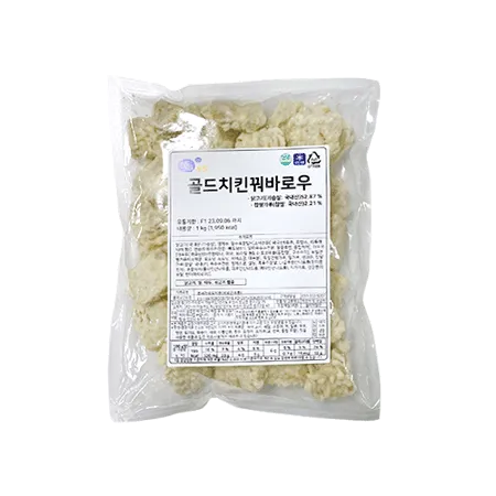 하늘푸드 골드치킨꿔바로우(43±3g*23±2개입 1Kg/EA) 이미지