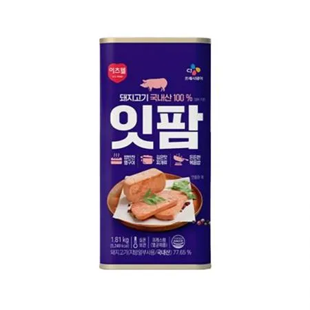 CJ 이츠웰 잇팜 햄캔 (1.81Kg/EA) 캔햄 업소용 리챔 런천미트