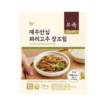 본죽 제주안심꽈리고추장조림(120g/EA)