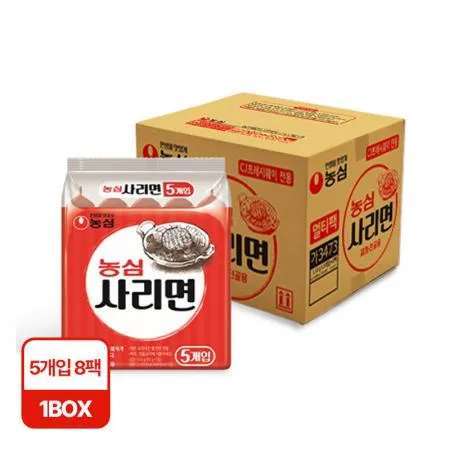 농심 라면 사리면 멀티팩 1박스 (110g x 40개입)