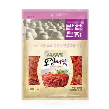 반찬단지 오징어젓(1Kg/EA) 업소용 반찬