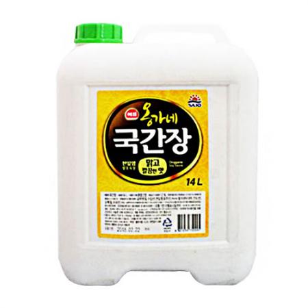 옹가네 국간장(맑고깔끔한맛 14Kg/EA) 이미지