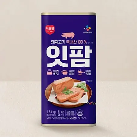 ★초특가 샘플★ 이츠웰 잇팜 햄캔 (1.81Kg/EA) 스팸 캔햄 업소용 이미지