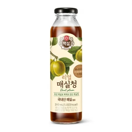 백설 리얼매실청(310ML 410g/EA) [원산지: 상세설명참조]