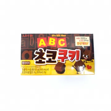 롯데제과 ABC초코쿠키(50g/EA)
