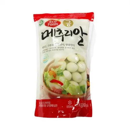 에코팜 깐메추리알 (무항생제 원란 1Kg/EA)