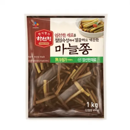 하선정 간장마늘쫑(숙성 1Kg/EA)  업소용 반찬