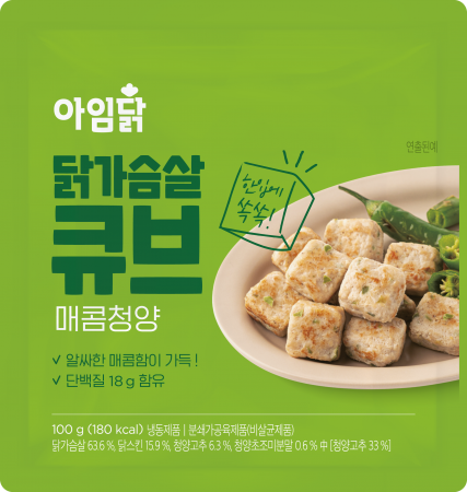 아임닭 닭가슴살큐브(매콤청양맛 100g/EA)