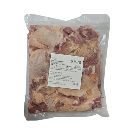 동우 닭다리살(100±10g/덩어리_정육_껍질있음 일배용 2Kg/EA)