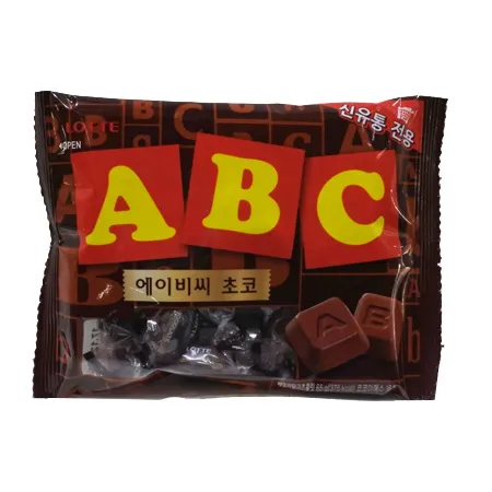 롯데제과 ABC초콜릿(20개입 65g/EA)