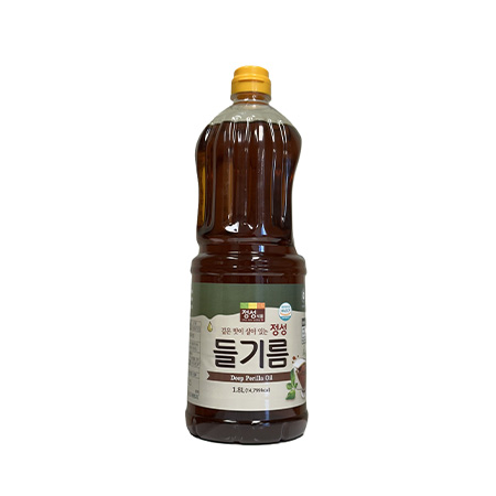★초특가★ 정성식품 깊은맛들기름 1.8L 들기름 100%
