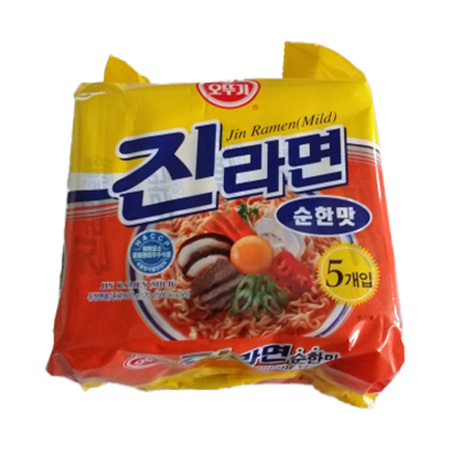 오뚜기 진라면(멀티팩_순한맛_120g*5입 600g/EA)