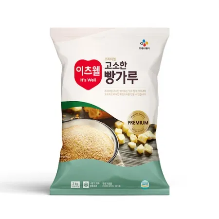 이츠웰 프리미엄고소한빵가루(일식용 2Kg/EA)