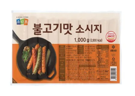 소디프  소시지(불고기맛 1Kg/EA) 소세지