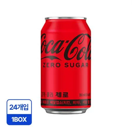 코카콜라 제로콜라 (업소용 355ml*24EA/BOX) 뚱캔