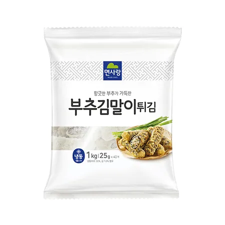면사랑 부추김말이튀김(25g*40입 1Kg/EA)