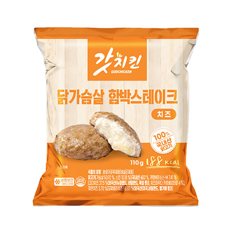 갓치킨 닭가슴살함박스테이크(치즈 110g/EA)