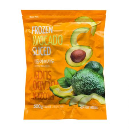 웰루츠 냉동아보카도(슬라이스 500g/EA)