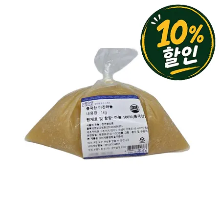 [10%쿠폰]  다진마늘(중국산 1Kg/EA) 냉장 HACCP