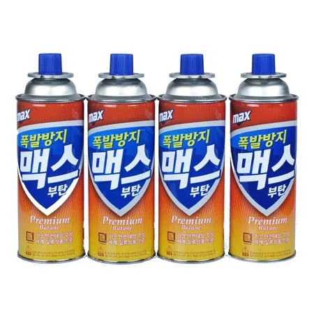 맥스 부탄가스(CRV_220g*4입 PAC)