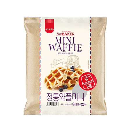 삼립 정통와플미니(30g*20입 600g/EA) [원산지: 상세설명참조]