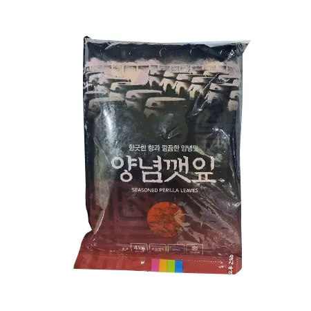 착한식품 양념깻잎(4Kg/EA) 업소용 반찬