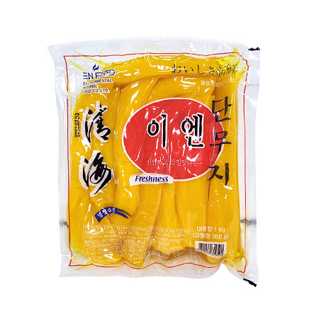이엔푸드 통단무지(통 1Kg/EA)  업소용 반찬