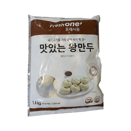 프레시원 고기왕만두(리뉴얼_70g*20입 1.4Kg/EA)