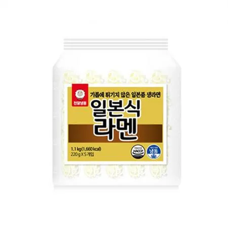 천일식품 일본식라멘(220g*5입 1.1Kg/EA)