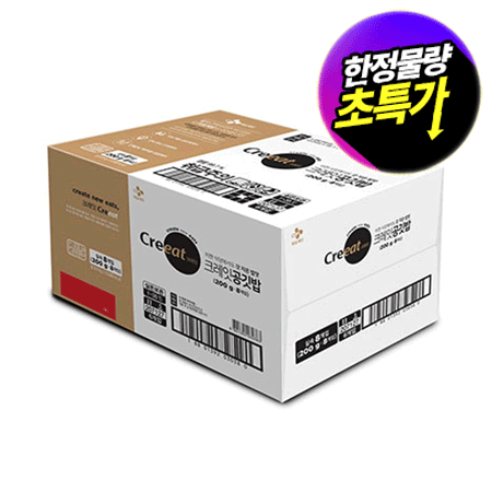 ★제당 초특가★크레잇 공깃밥(NEW200g*8입 1.6Kg/EA) 즉석밥 햇반