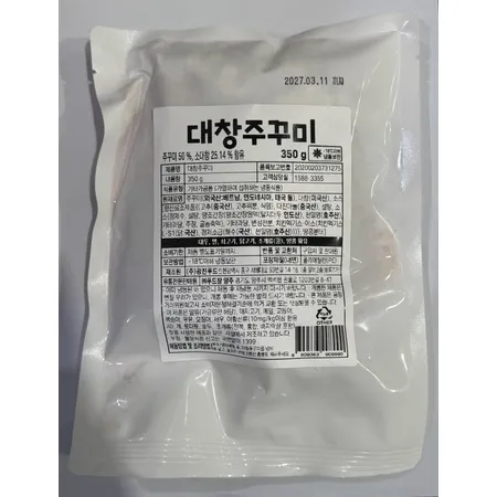 대창쭈구미(350g/EA) 주꾸미 쭈꾸미