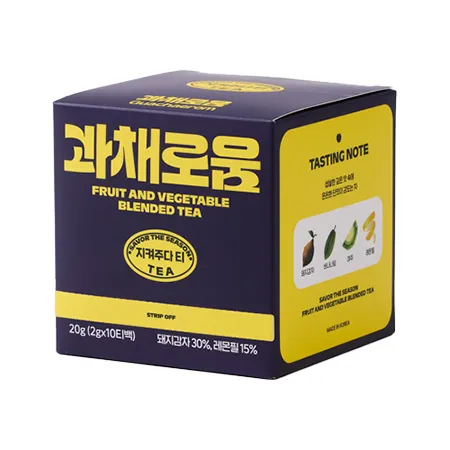 과채로움 지켜주다티(2g*10T 20g/BOX)