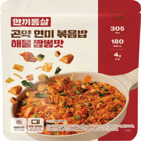 한끼통살 곤약현미볶음밥(해물짬뽕맛 180g/EA)
