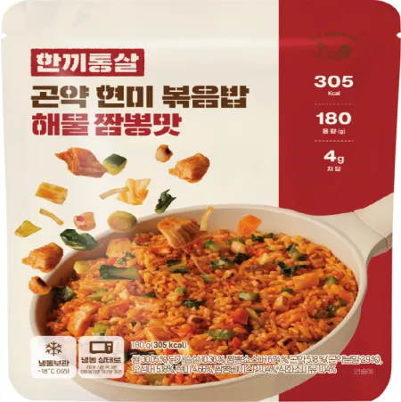 한끼통살 곤약현미볶음밥(해물짬뽕맛 180g/EA)