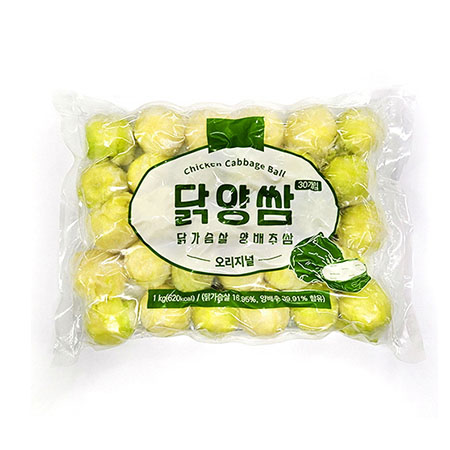 아쿠아링크 닭가슴살양배추쌈(35g*30ea 1Kg/EA)