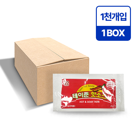 테이준 핫소스(4g*1000EA/BOX)