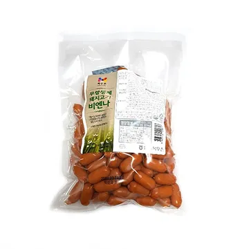 목우촌 바른원칙 비엔나 소시지(무항생제_8±1g*120±10입 1Kg/EA) 소세지 [원산지: 상세설명참조]