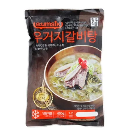 이음식 우거지갈비탕(600g/EA)