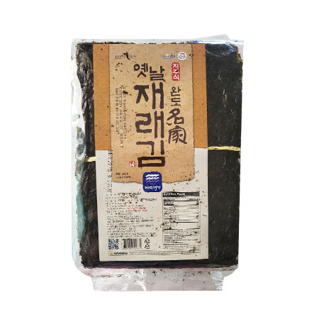 ♥수산특가♥ 완도명가 재래김(지주식_생김_전남도지사인증_100매 300g/EA)