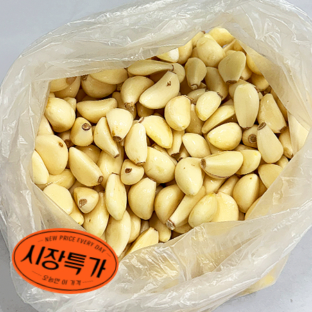 ★매일시장특가★ 깐마늘(국내산, 중 1Kg/EA) 초특가 채소 야채