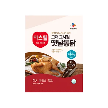 이츠웰 그때그시절옛날통닭(2마리_4조각 760g/EA)