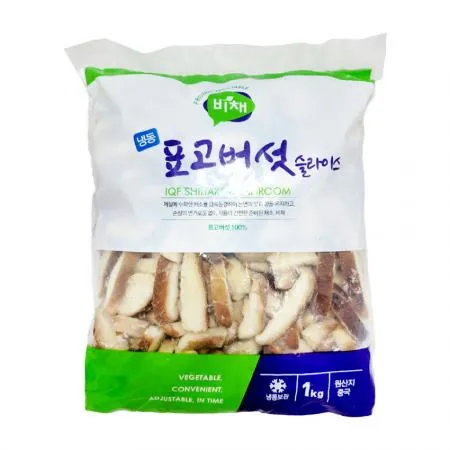 냉동 표고버섯(슬라이스 1Kg/PAC)/중국산 [원산지: 상세설명참조]