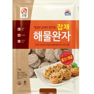 사조오양 잡채해물완자(15±2g*66±5개입 1Kg/EA) [원산지: 상세설명참조]