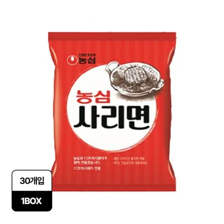 농심 라면 사리면 1박스 (110g x 30개입)