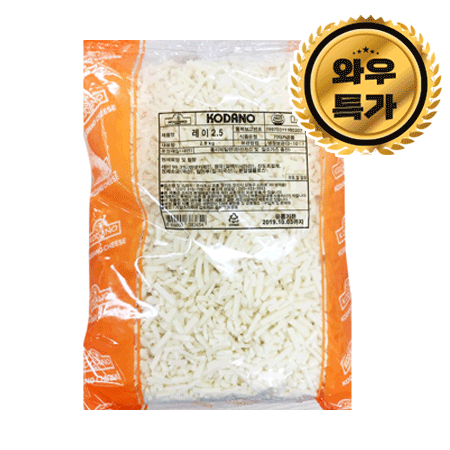 ★초특가★ 코다노 냉장 피자치즈(★레이★_99% 2.5Kg/EA)