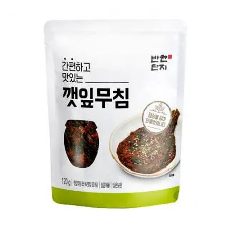 반찬단지 깻잎무침(120g/EA)  업소용 반찬