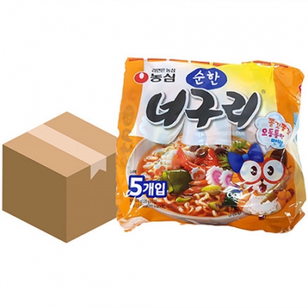 농심 너구리(멀티팩_순한맛_125g*5입 625g/EA) X 8개입 이미지