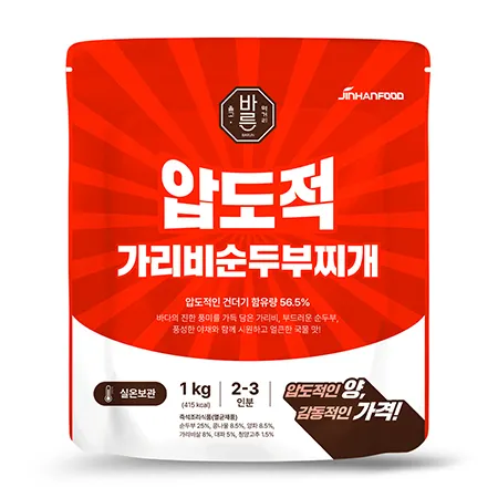 진한식품 압도적가리비순두부찌개(2~3인분 1Kg/EA)