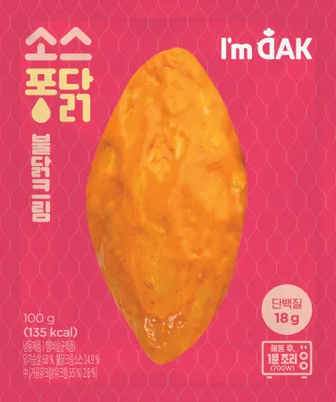 아임닭 소스퐁닭닭가슴살(불닭크림 100g/EA)